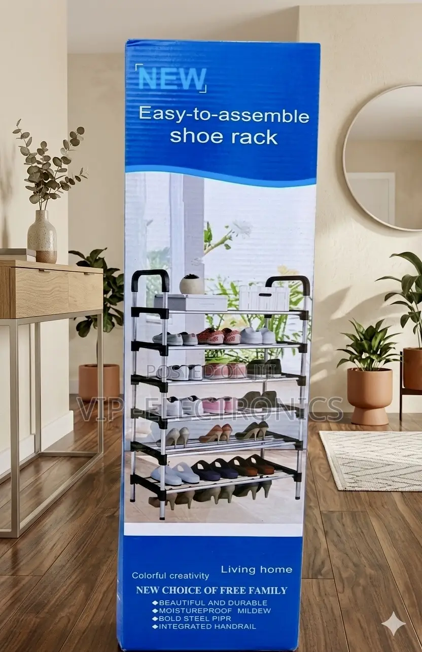 Easy-to-Assemble Shoes Rack የጫማ ማስቀመጫ