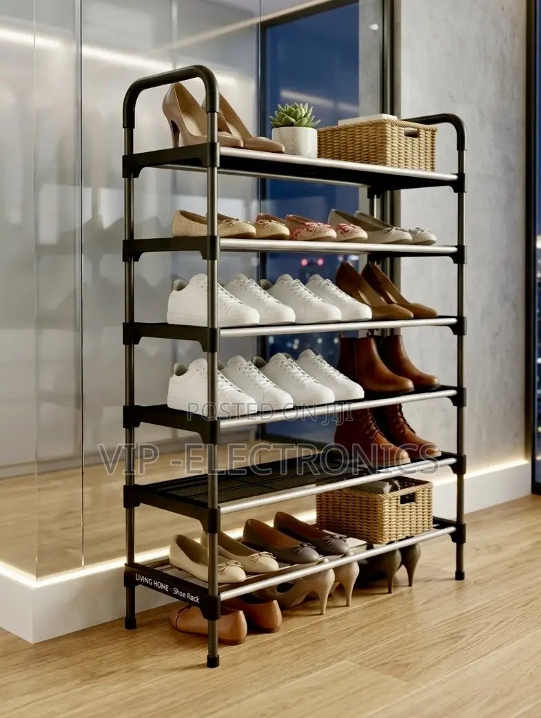 Easy-to-Assemble Shoes Rack የጫማ ማስቀመጫ