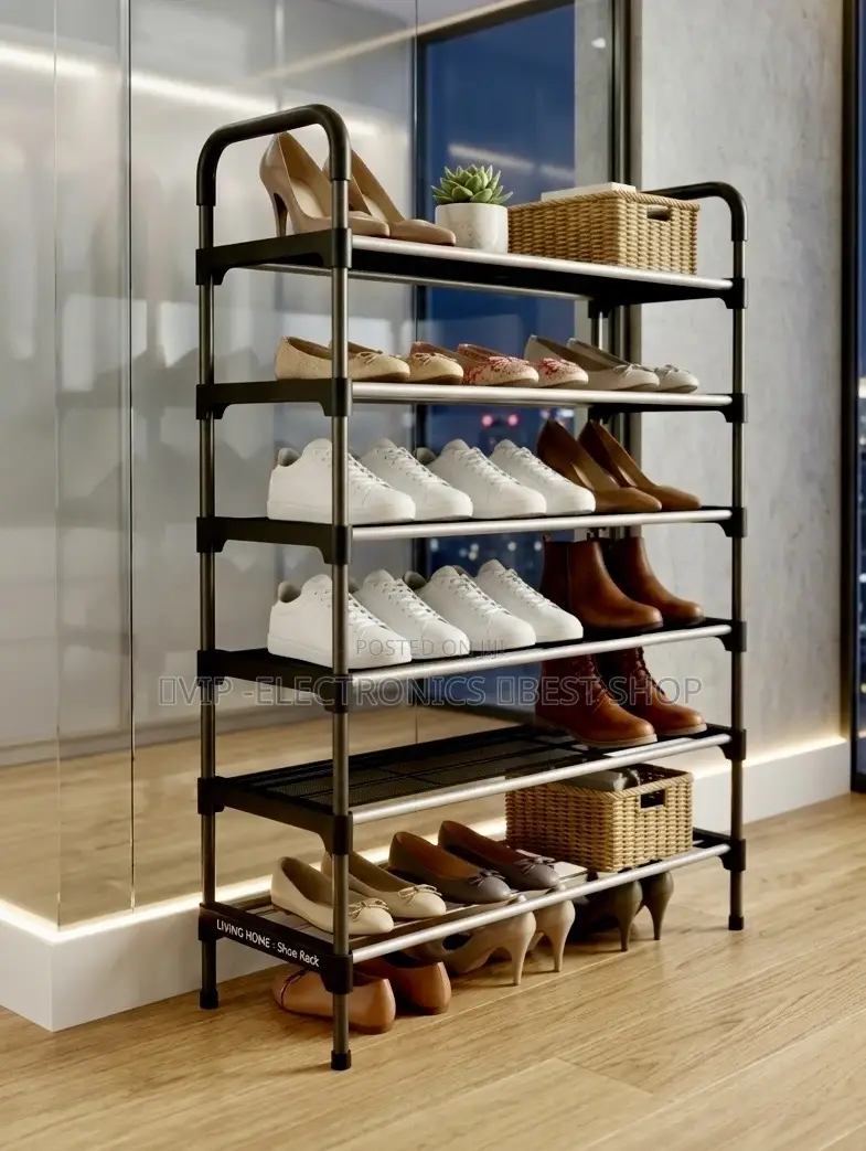 Easy-to-Assemble Shoes Rack የጫማ ማስቀመጫ