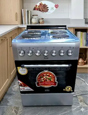 Delta Oven 60×60cm 4 Electric Burners Stainless Steel Freestanding C