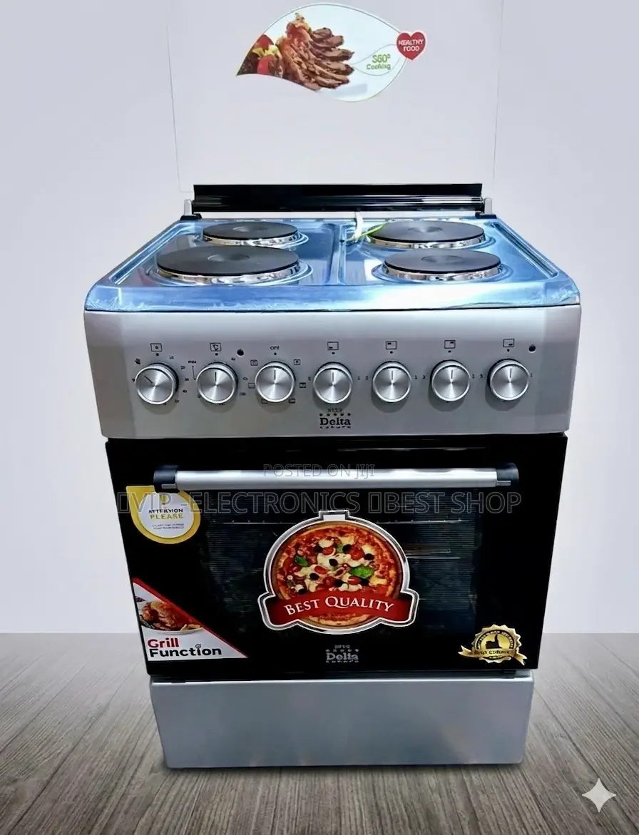 Delta Oven 60cm by 60cm Stainless Steel 4electric Oven