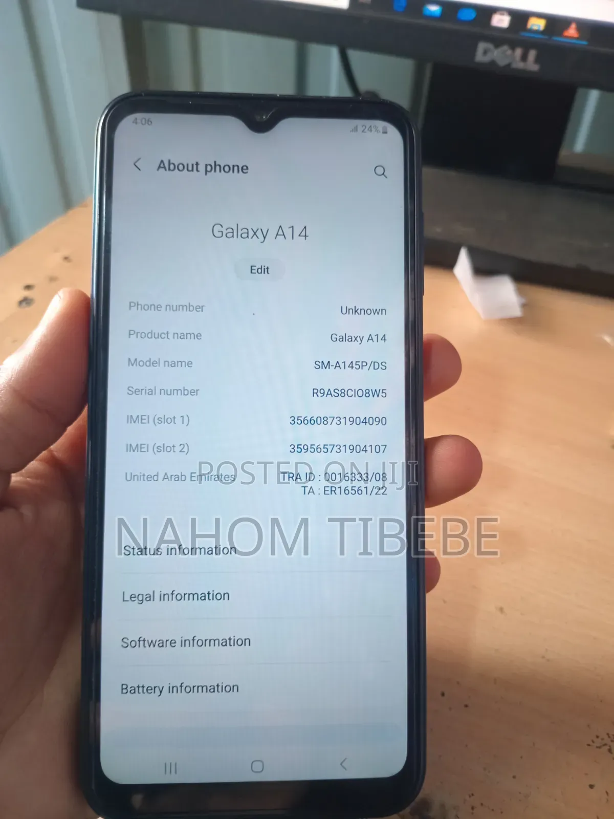 Samsung Galaxy A14 128 GB Black