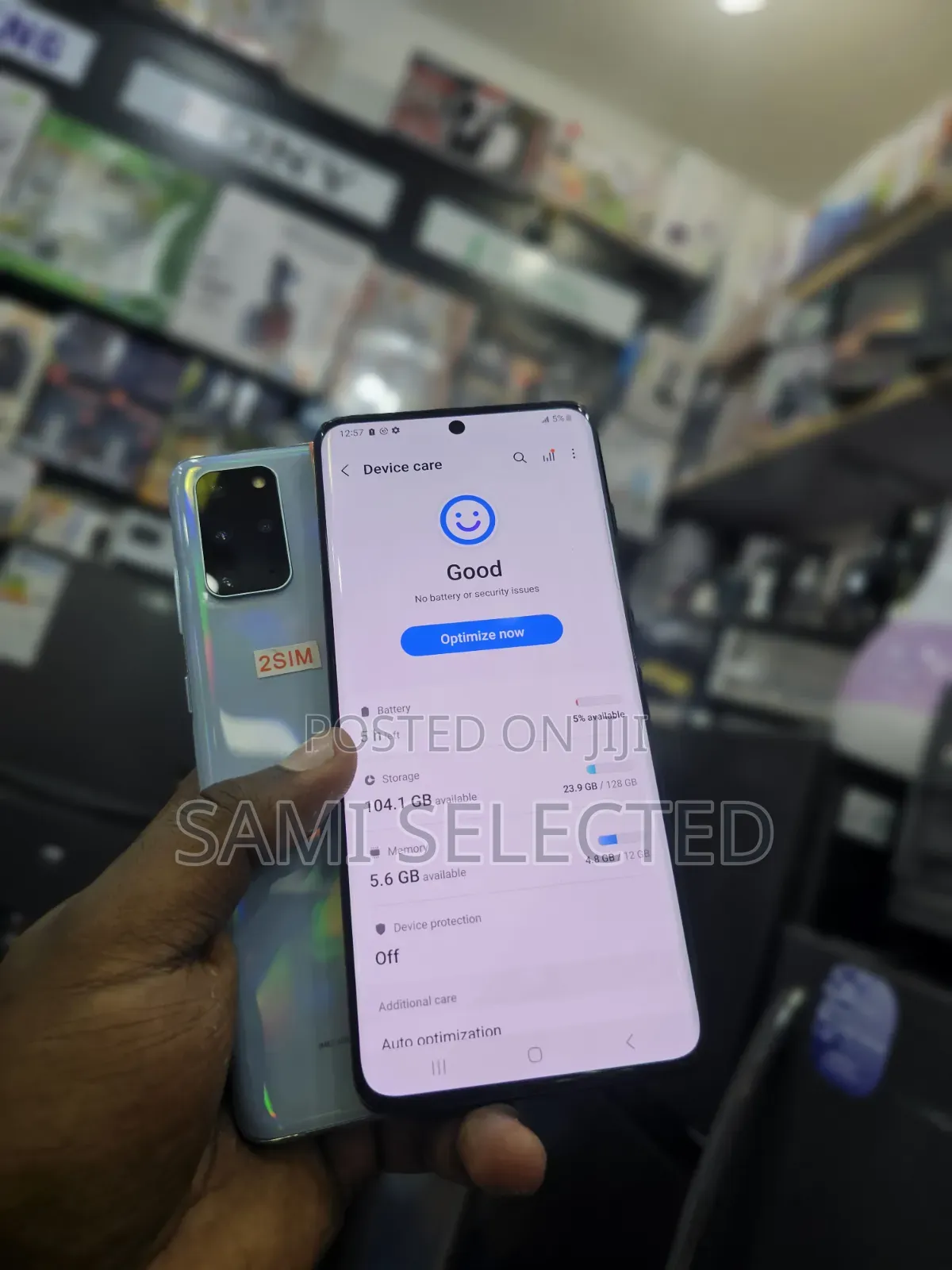 New Samsung Galaxy S20+ 5G 128 GB Black