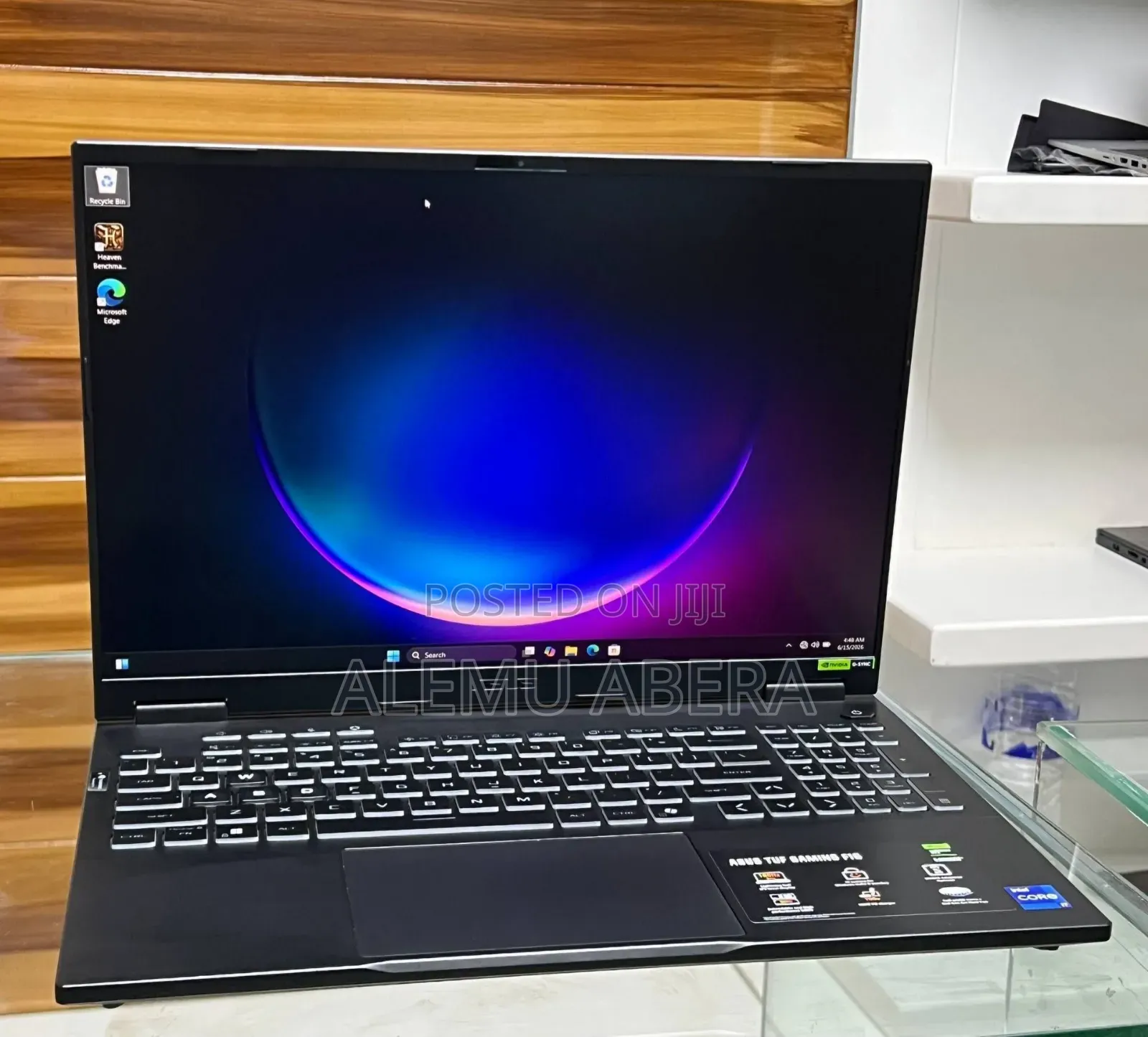 New Laptop Asus TUF Gaming F16 16GB Intel Core i7 SSD 1T