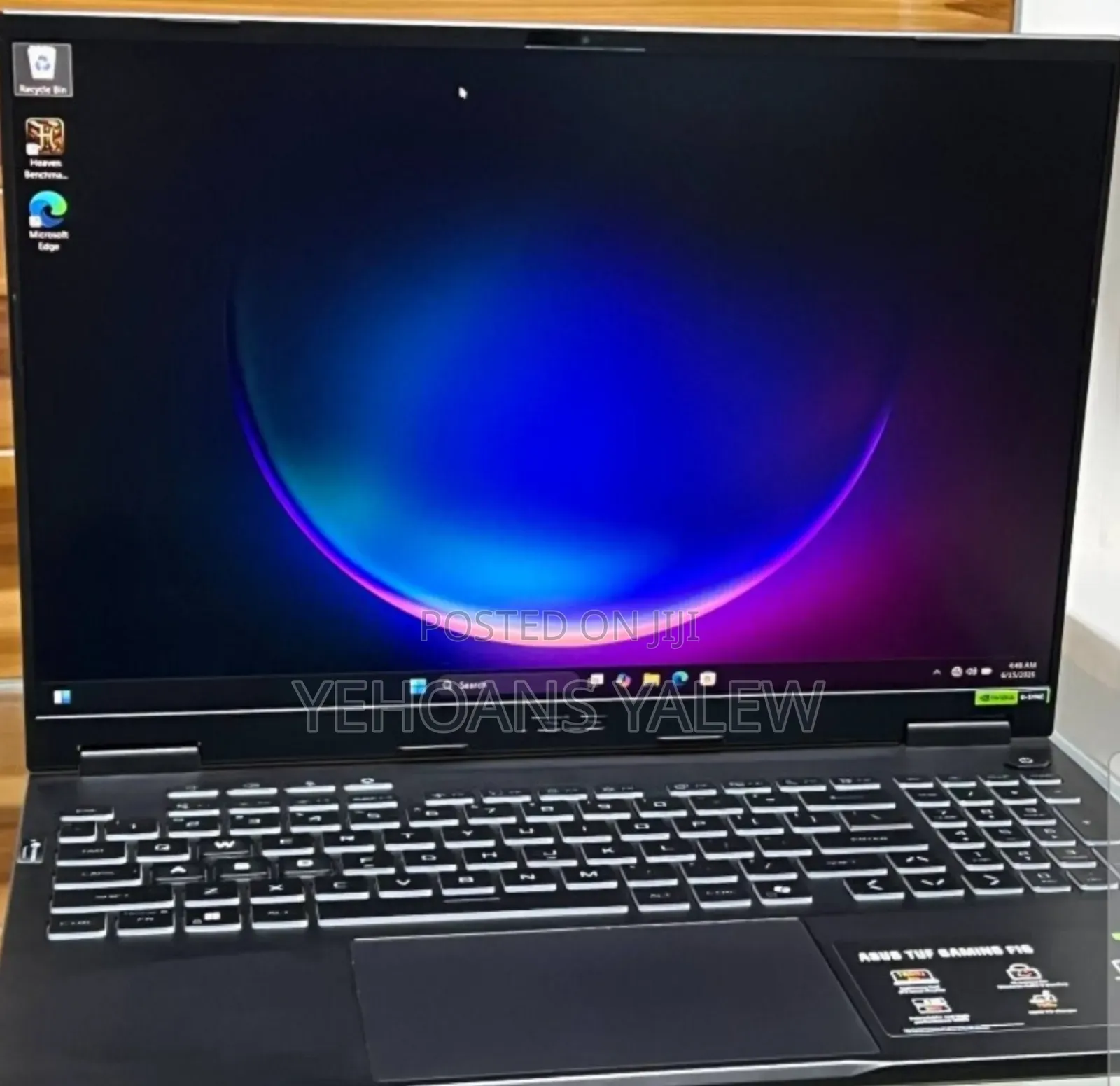 New Laptop Asus TUF Gaming F16 16GB Intel Core i7 SSD 1T