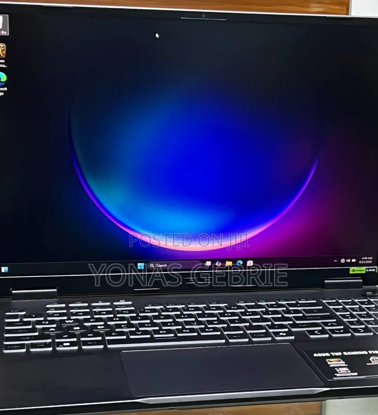 New Laptop Asus TUF Gaming F16 16GB Intel Core i7 SSD 1T