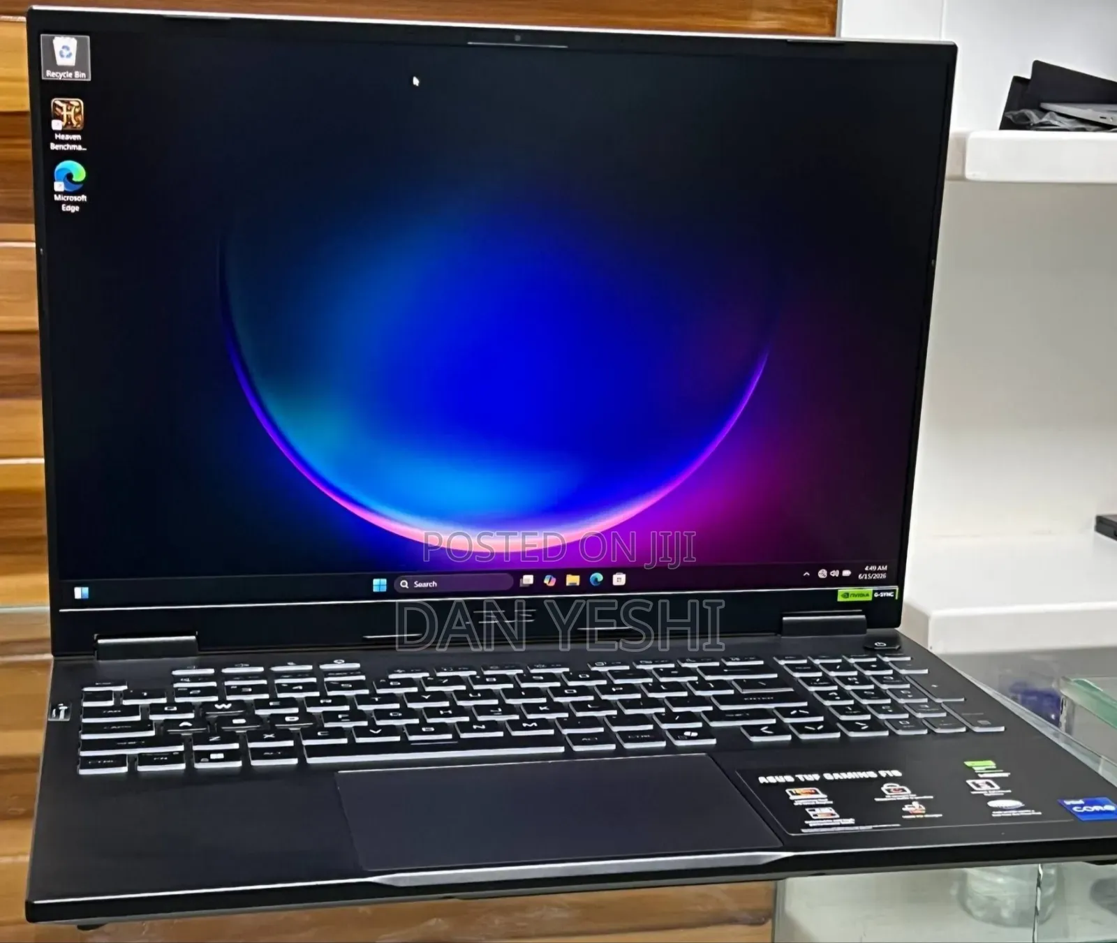 New Laptop Asus TUF Gaming F16 16GB Intel Core i7 SSD 1T