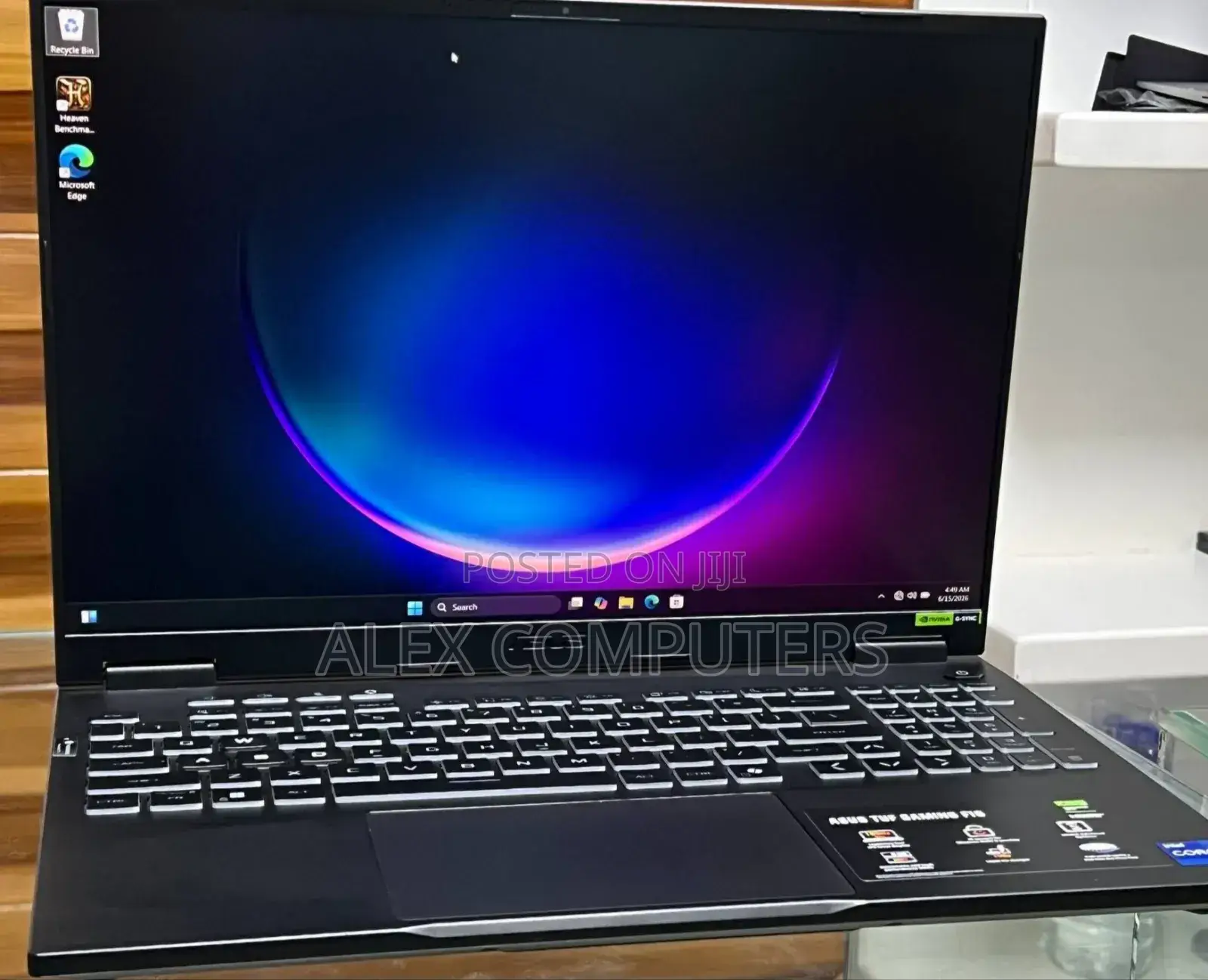 New Laptop Asus TUF Gaming F16 16GB Intel Core i7 SSD 1T