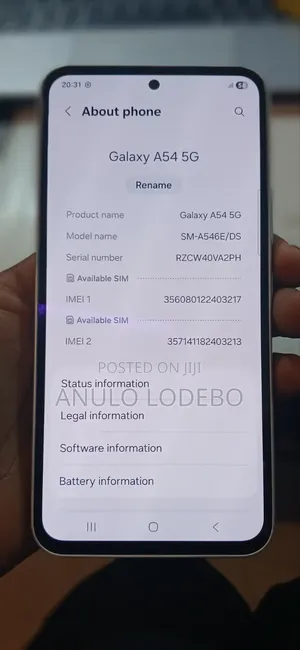 Samsung Galaxy A54 5G 256 GB White