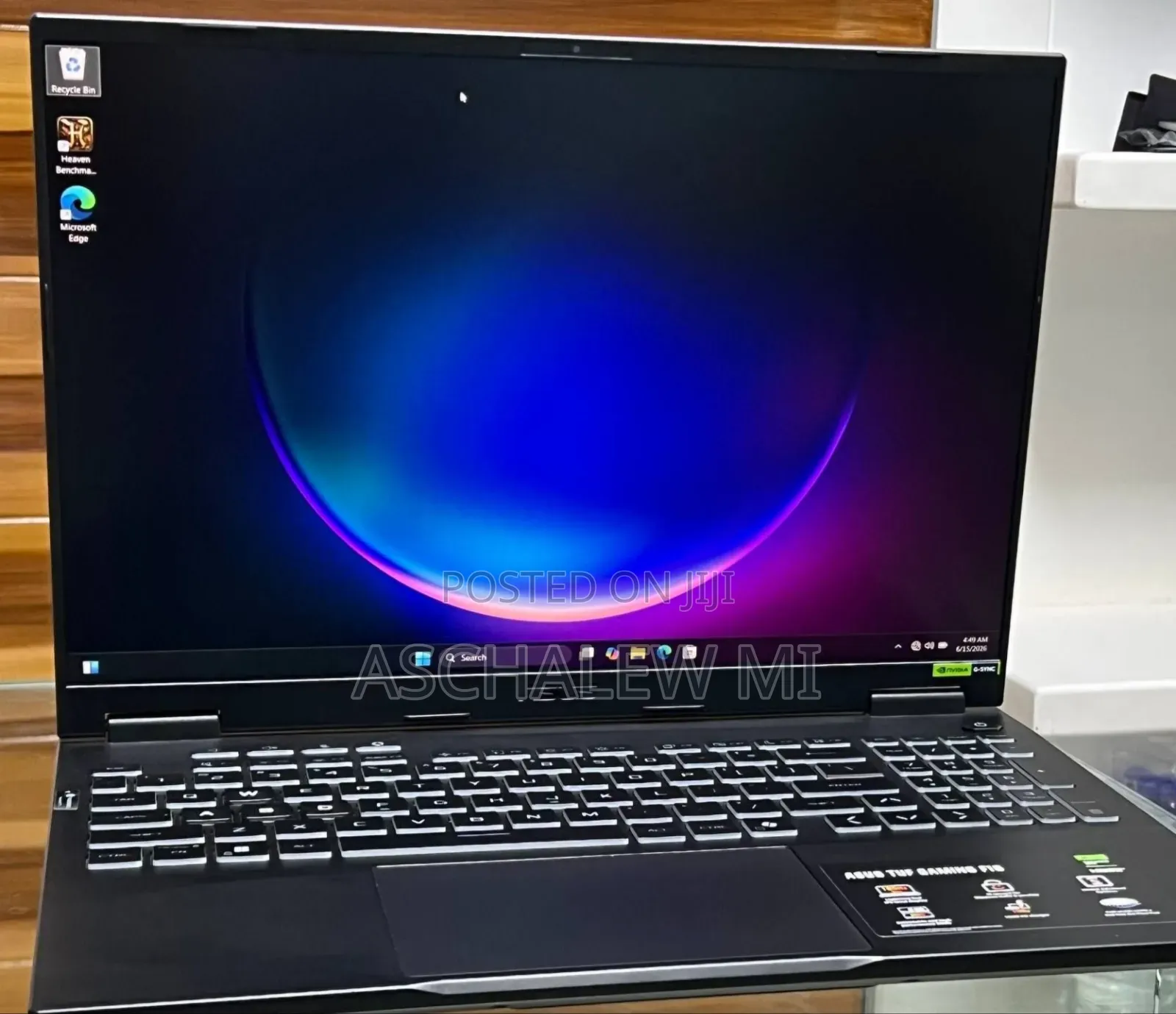 New Laptop Asus TUF Gaming F16 16GB Intel Core i7 SSD 1T