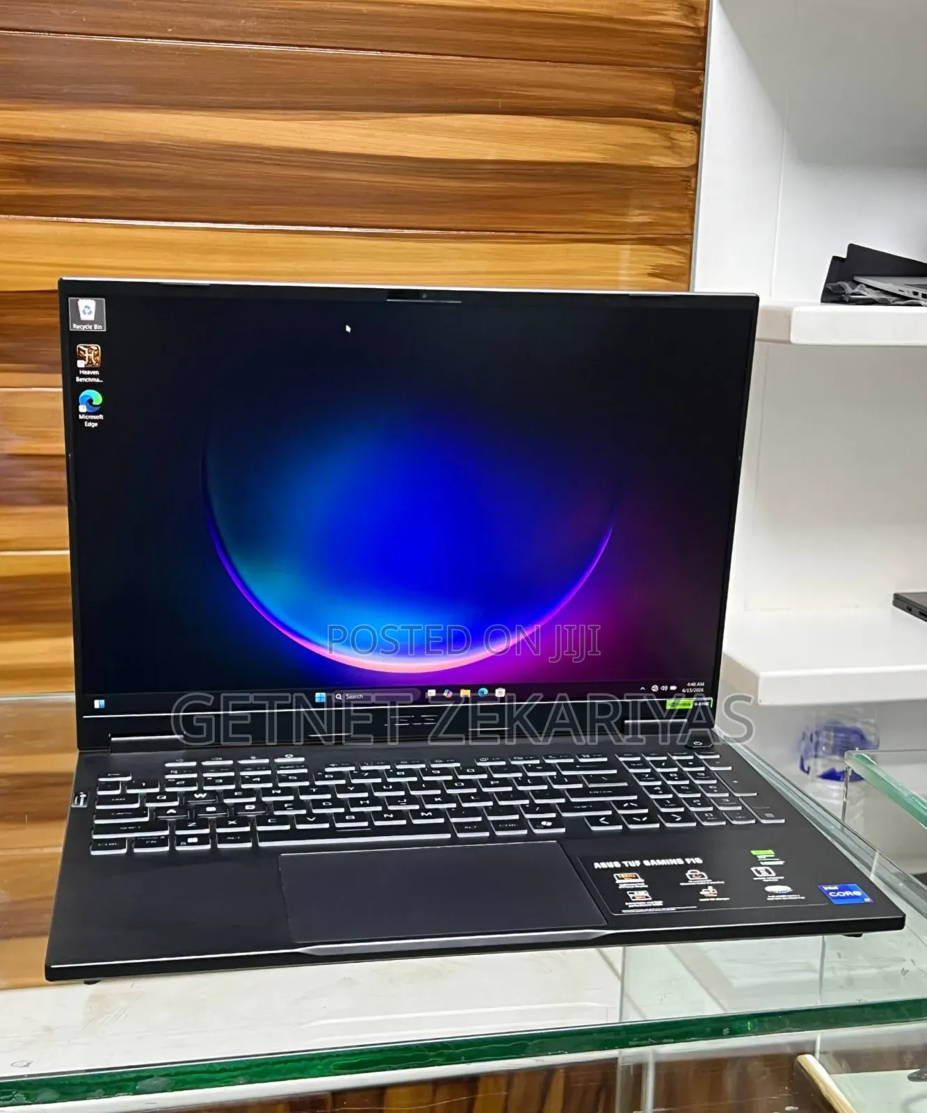 New Laptop Asus TUF Dash F15 16GB Intel Core i7 SSD 1T