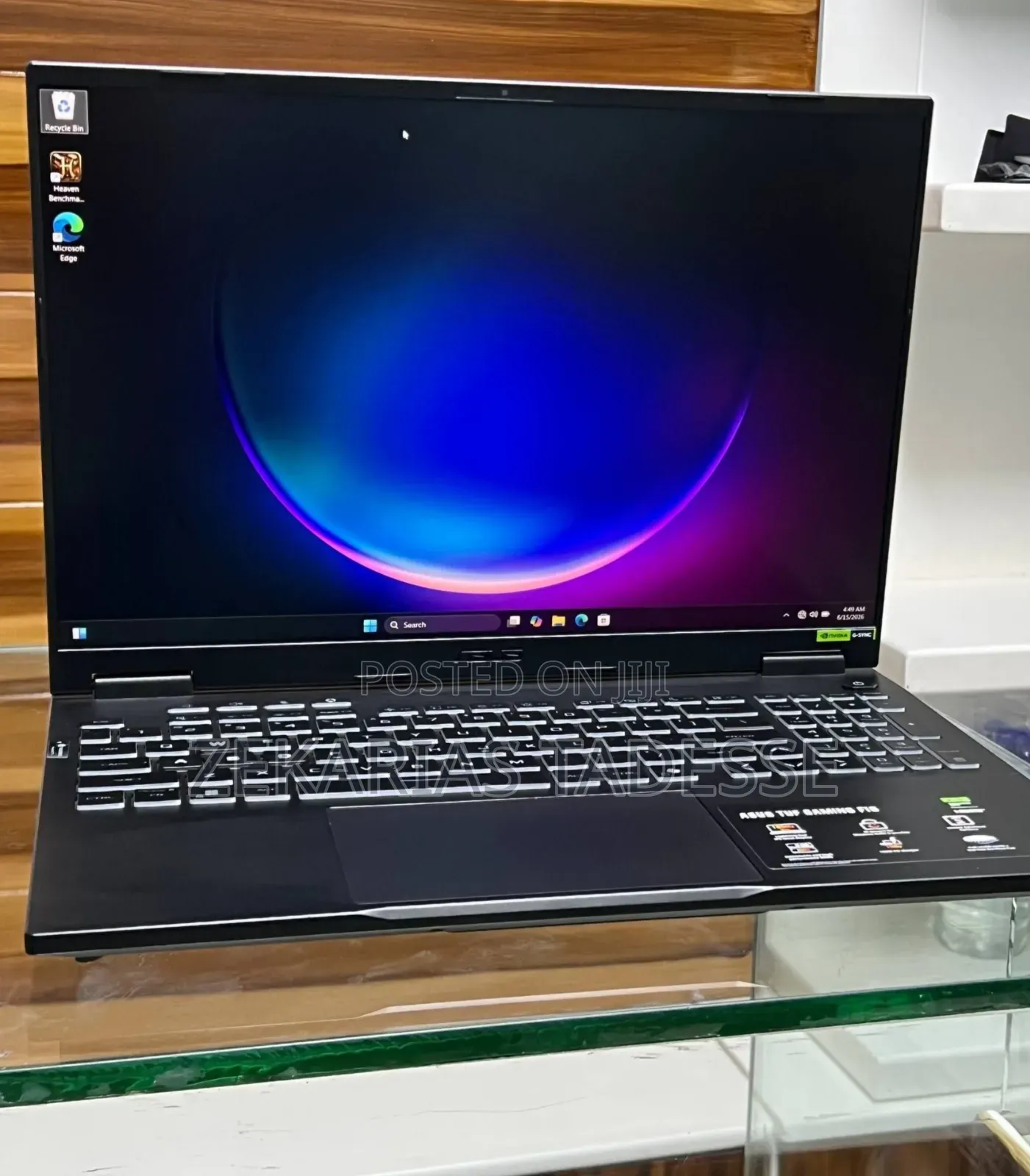 New Laptop Asus TUF Gaming F16 16GB Intel Core i7 SSD 1T