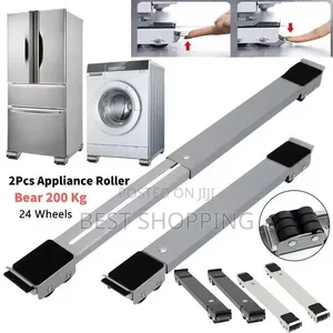 Adjustable Moving Roller Wheels Stand With Brake ፍሪጅና ማጠቢያ ማንቀሳቀሺያ