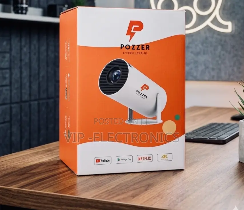 Pozzer Ultra Smart Projector. Featuring Android 11,