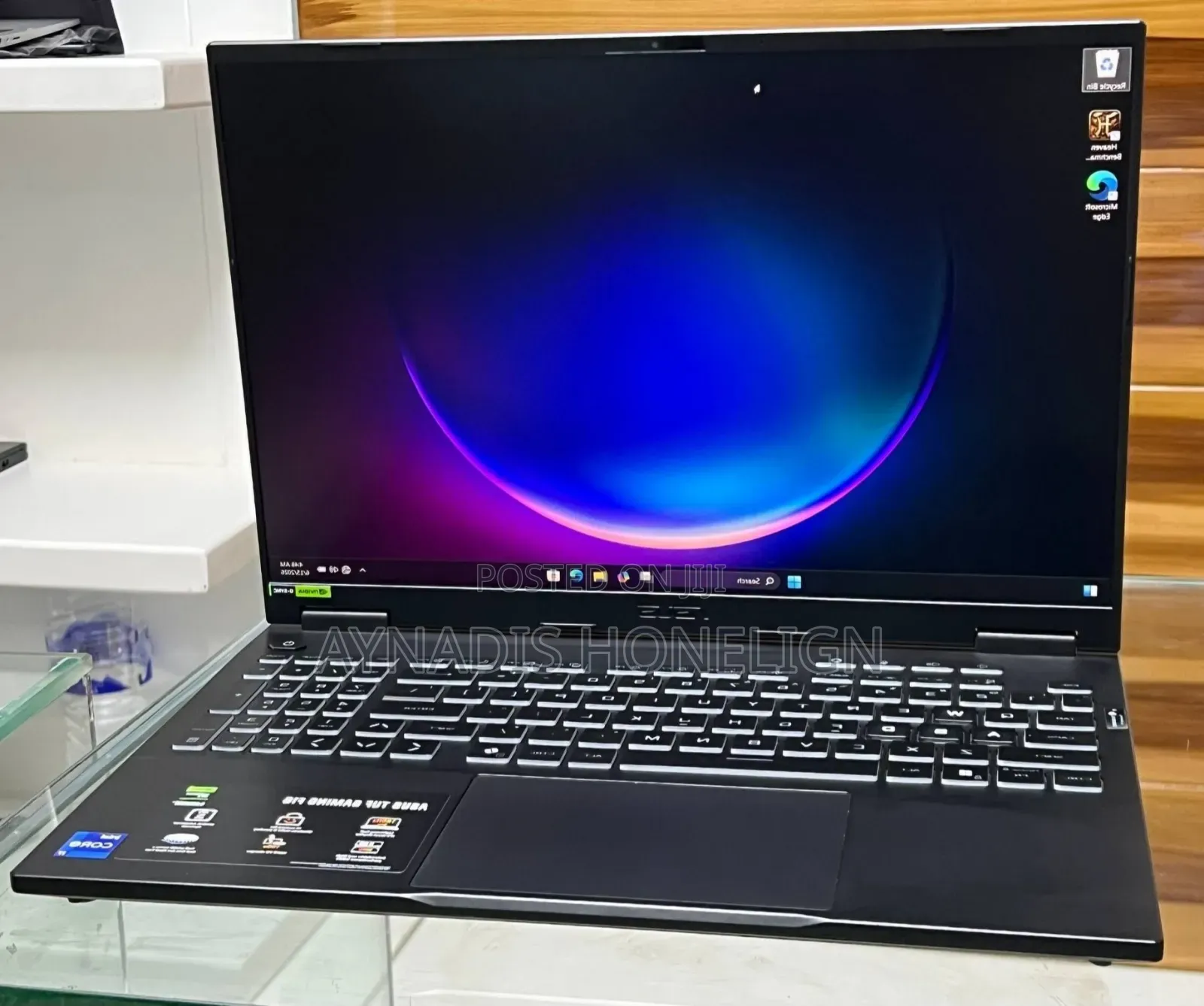 New Laptop Asus TUF Gaming F16 16GB Intel Core i7 SSD 1T