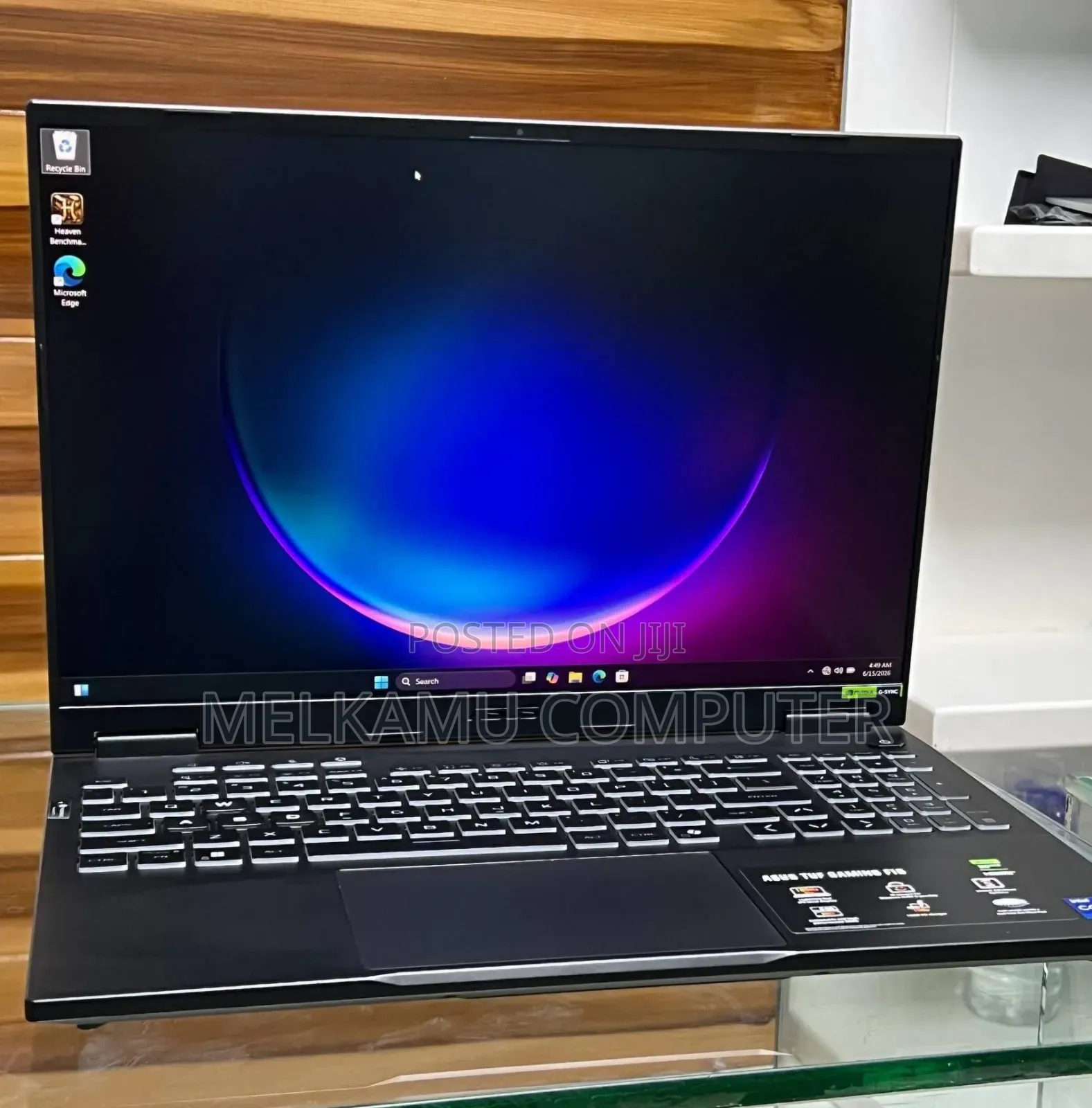New Laptop Asus TUF Gaming F16 16GB Intel Core i7 SSD 1T