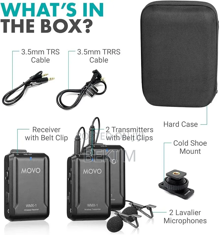 Movo Professional Wireless Microphone