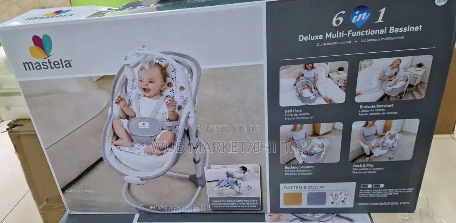 Original Mastela 6-in-1 Deluxe Baby Bassinet