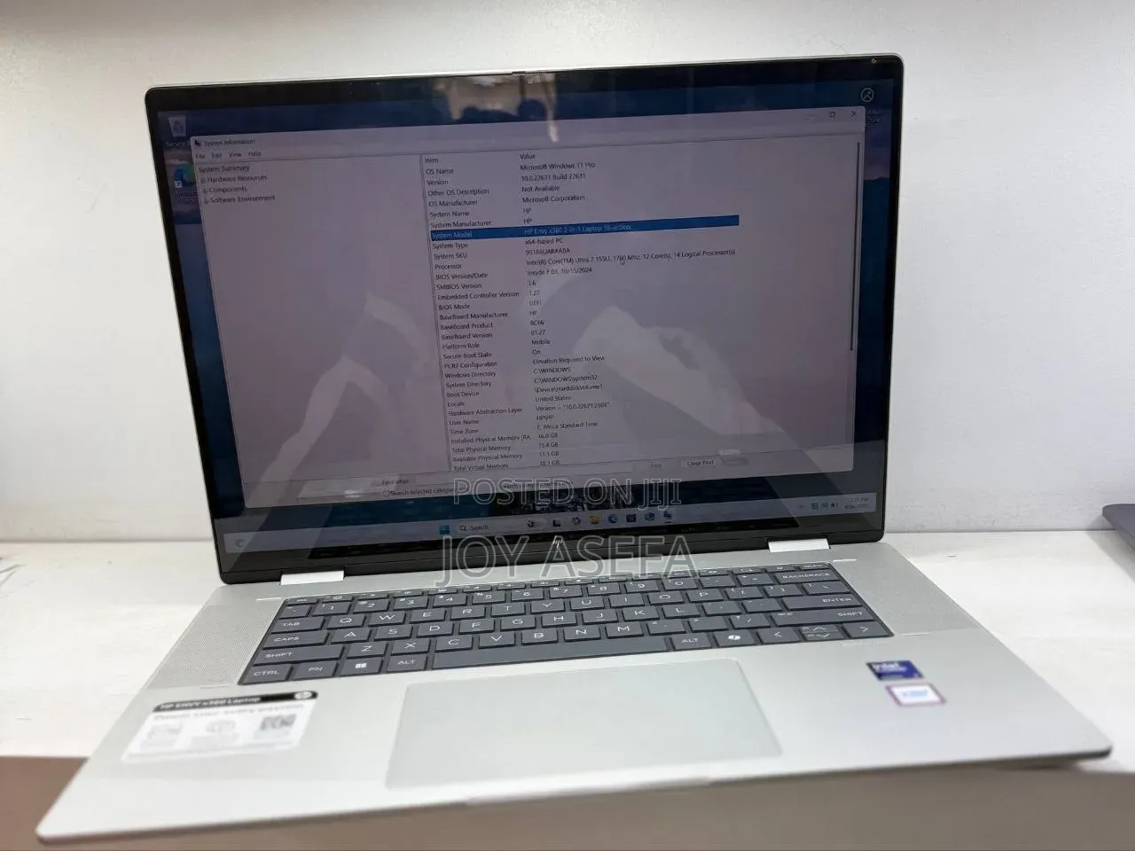 New Laptop HP Envy 16 Gaming 16-h1023dx 16GB Intel Core i7 SSD 1T