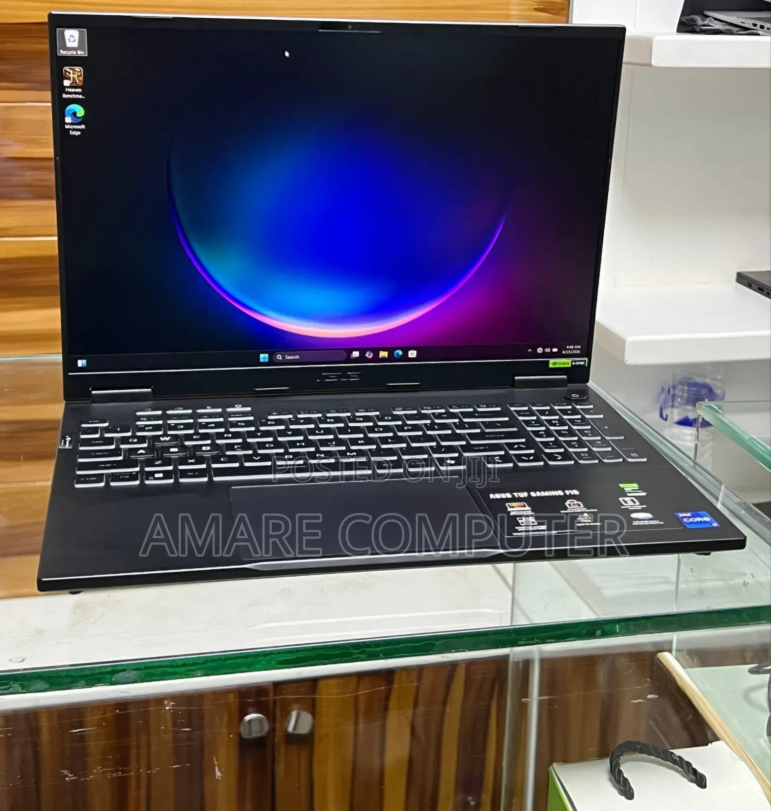 New Laptop Asus TUF Gaming F16 16GB Intel Core i7 SSD 1T
