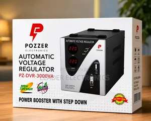 Pozzer Digital Stabilizer 3000va – Smart Voltage Protection