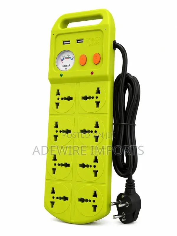 Power King Divider 8 Universal Power Outlets With Vat