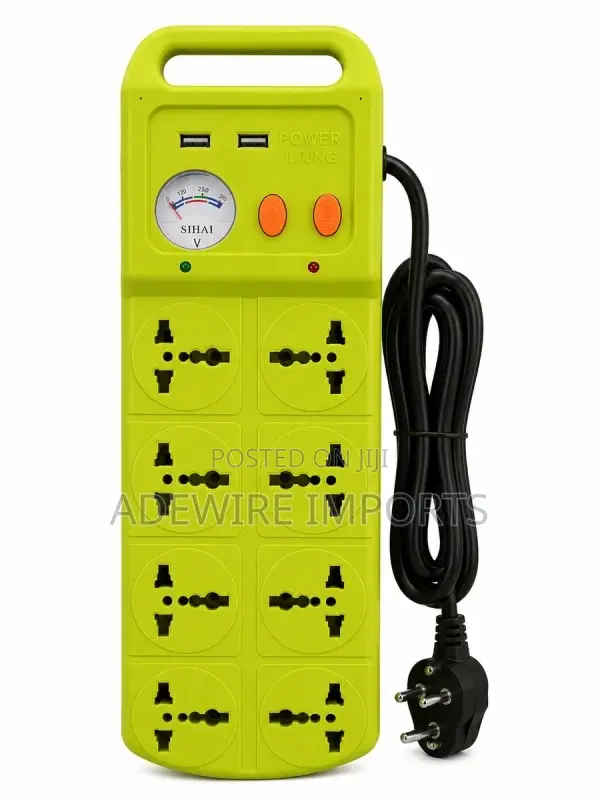 Power King Divider 8 Universal Power Outlets With Vat