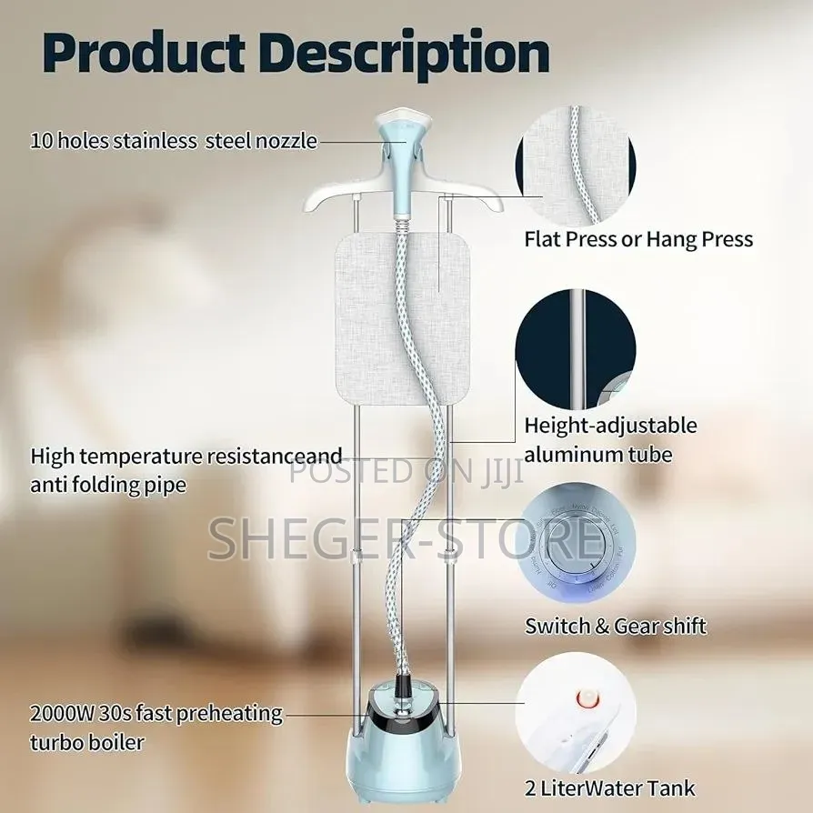 100% Orginal 2in1 Boma Garment Steamer With Stand