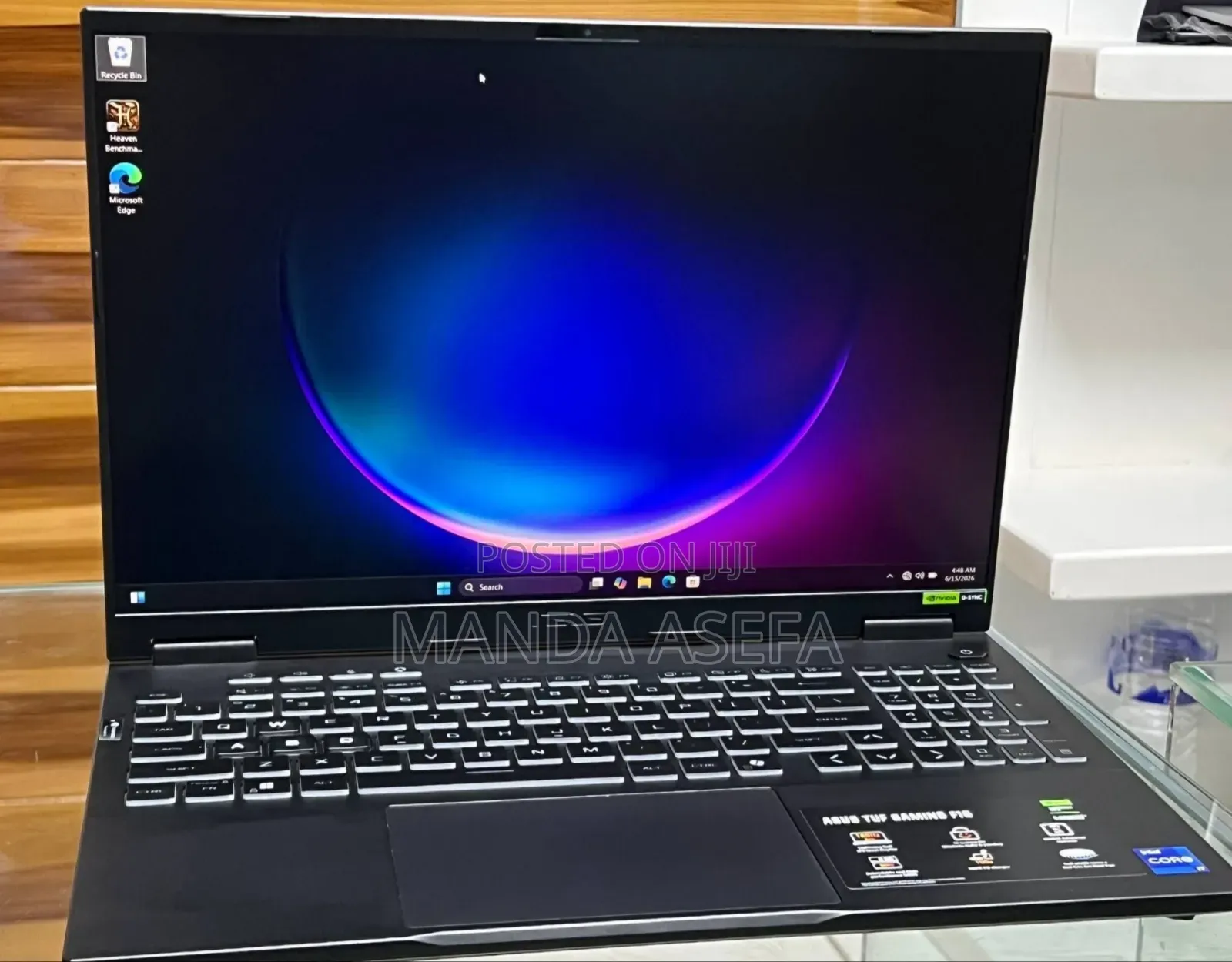 New Laptop Asus TUF Gaming F16 16GB Intel Core i7 SSD 1T