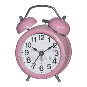Quartz Alarm Clock Operated by Battery!