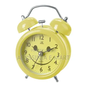 Quartz Alarm Clock Operated by Battery!