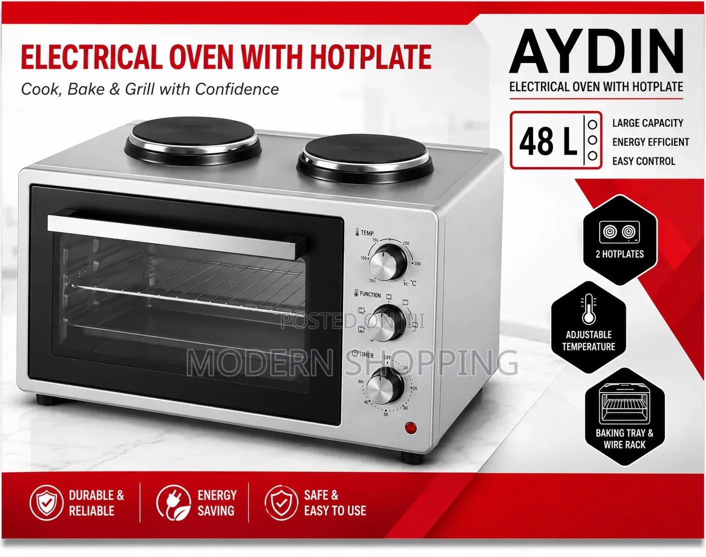 48 Litter Aydin Turkiy Standard Electric Toaster Oven