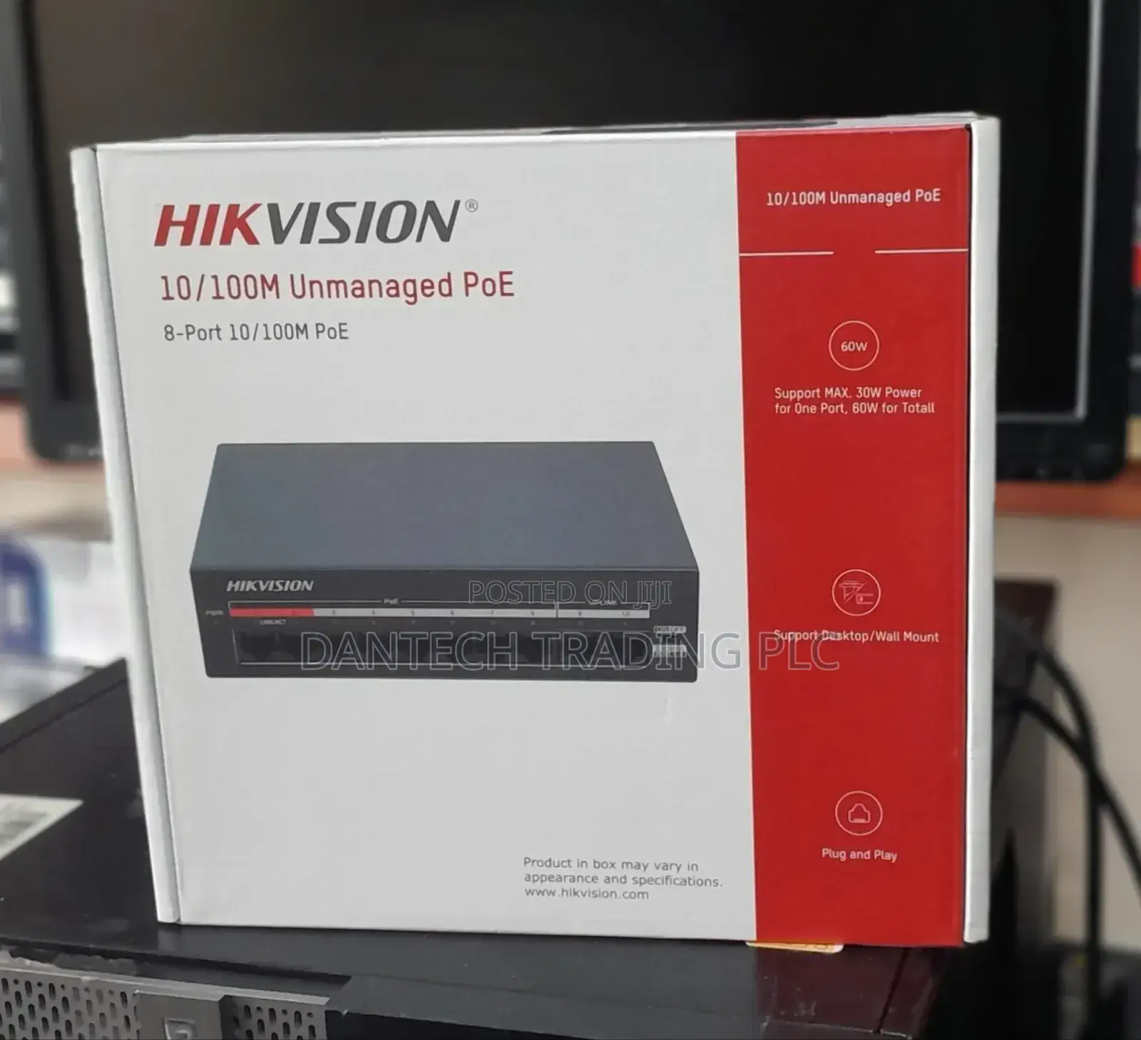 Hikvision 8-Port 10/100m Unmanaged Poe Switch