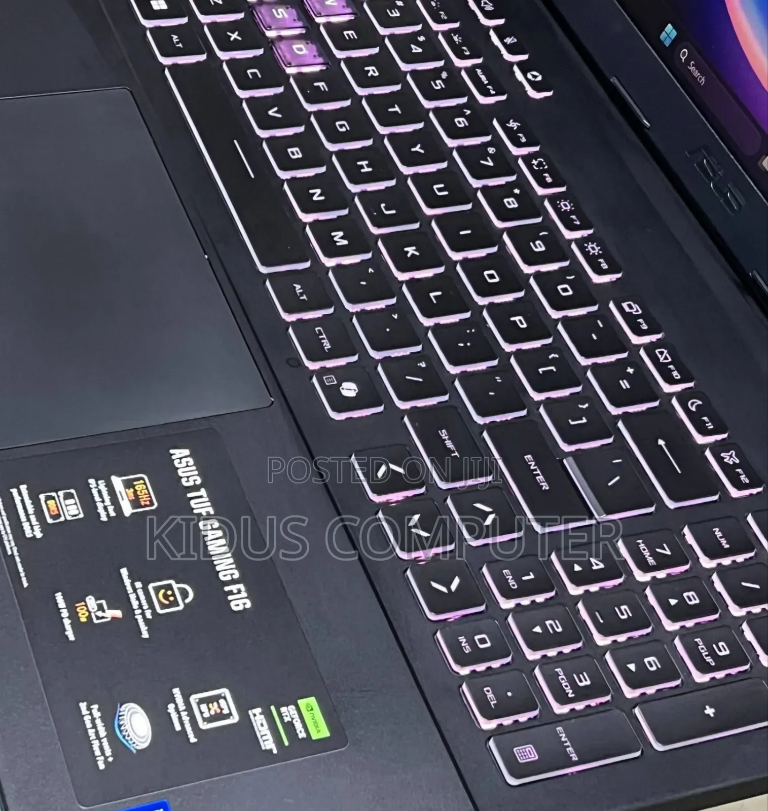 New Laptop Asus TUF Gaming A15 16GB Intel Core i7 SSD 1T