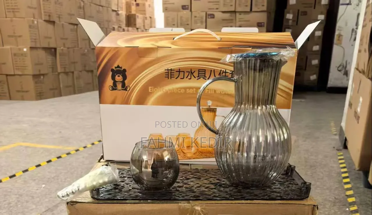 Water Jug With Glass