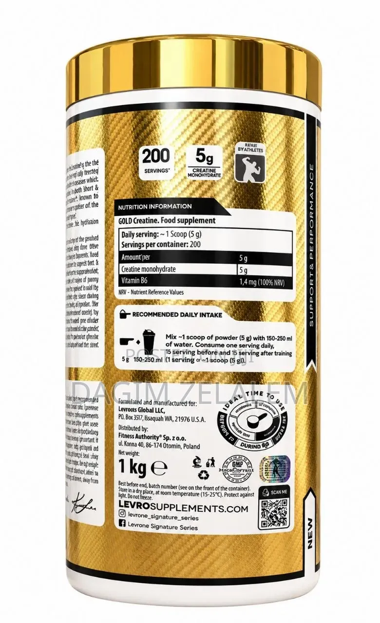1kg Creatine Gold Monohydrate