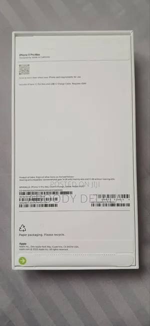 New Apple iPhone 17 Pro Max 256 GB Orange
