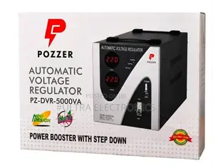 Pozzer Pz-dvr-5000va Automatic Voltage Regulator Designed To Stabilize