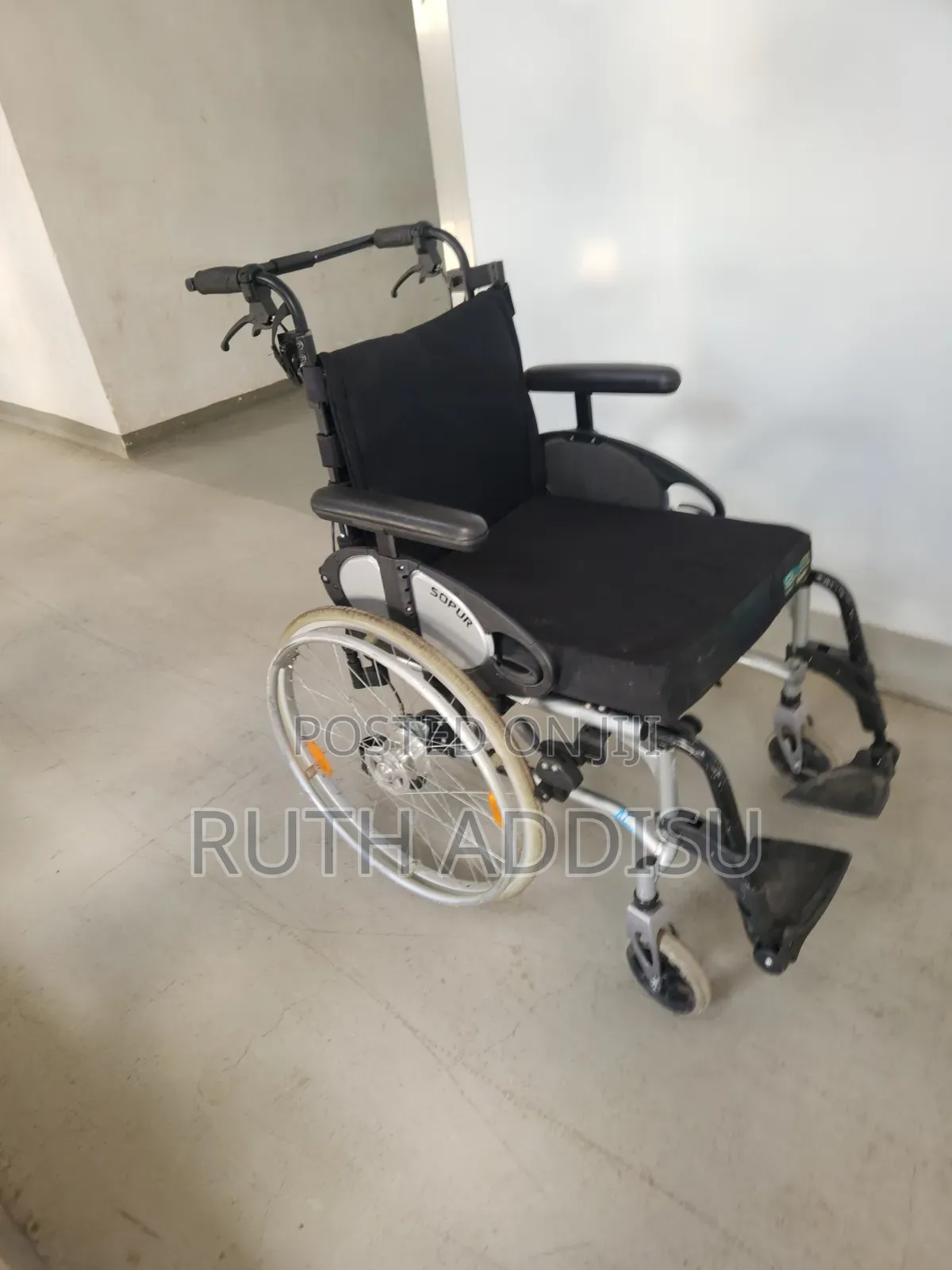 Wheelchair With Manual Drive on One Side Action 3ng | Ortopedica