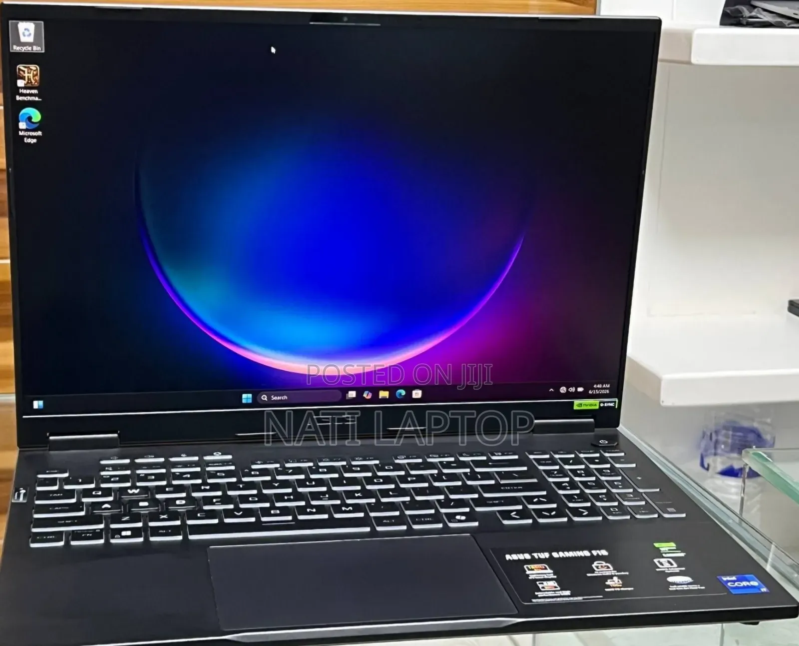 New Laptop Asus TUF Gaming A15 16GB Intel Core i7 SSD 1T