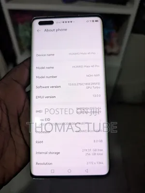 Huawei Mate 40 Pro 256 GB White