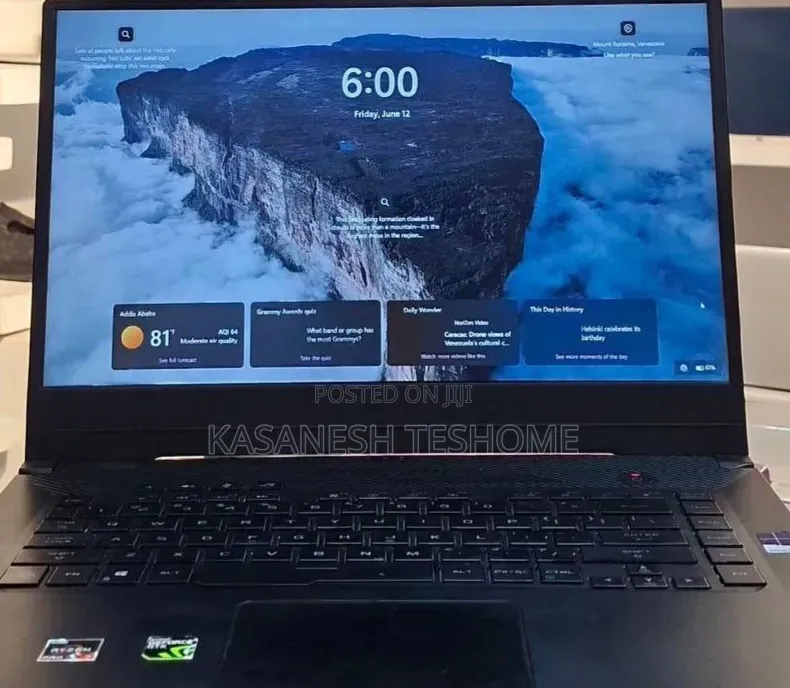 New Laptop Asus ROG Zephyrus G14 16GB AMD Ryzen 7 SSD 512GB