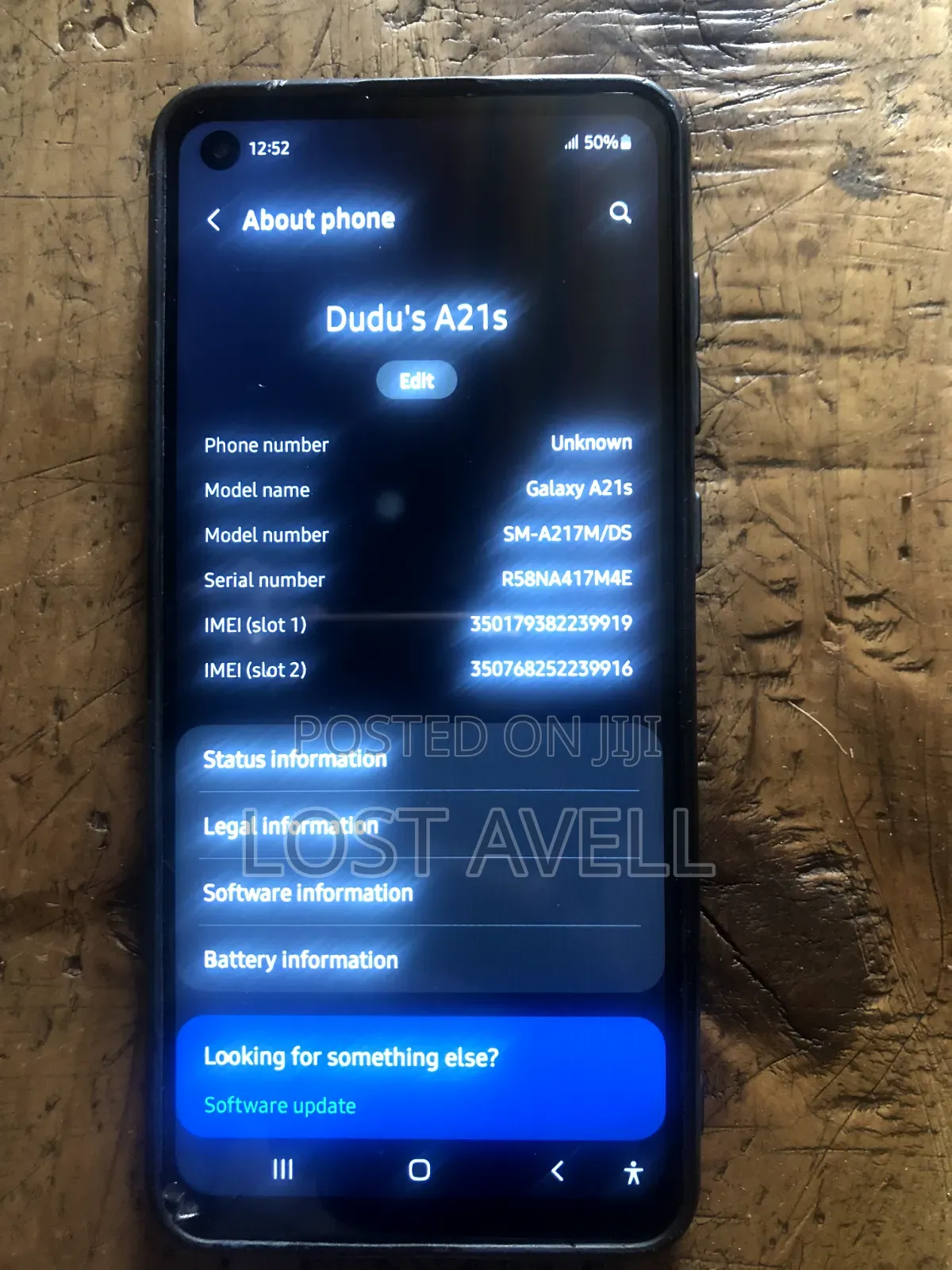 Samsung Galaxy A21s 64 GB Blue