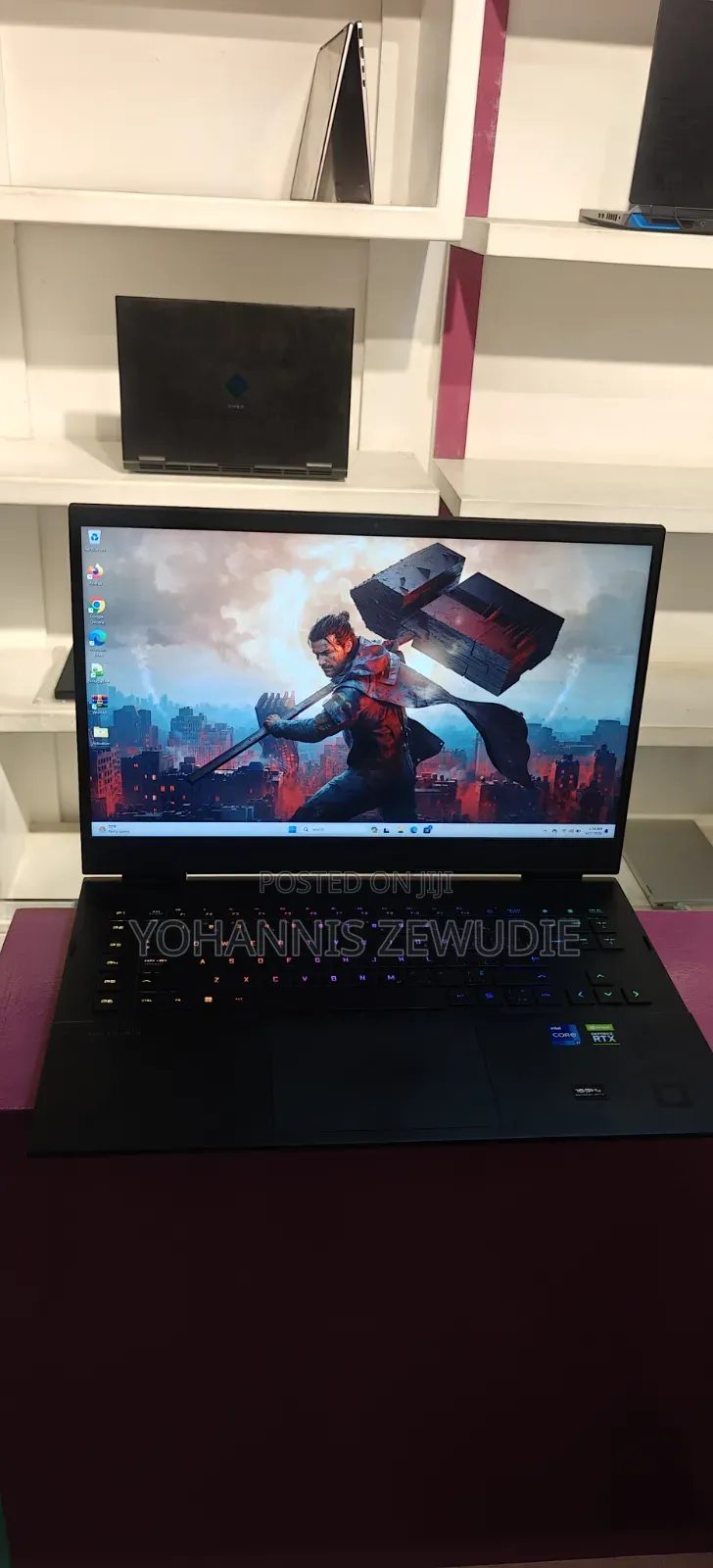 New Laptop HP Omen 17 16GB Intel Core i7 SSD 1T