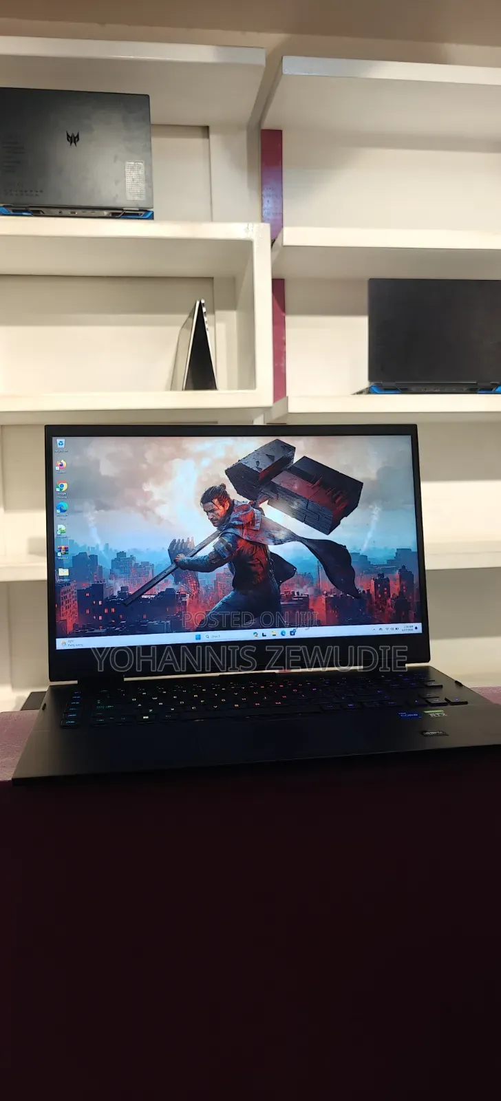 New Laptop HP Omen 17 16GB Intel Core i7 SSD 1T