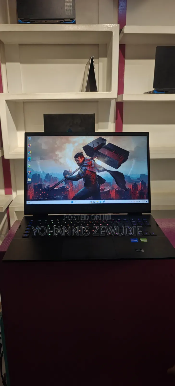 New Laptop HP Omen 17 16GB Intel Core i7 SSD 1T