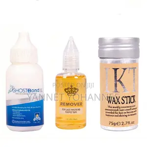 3-in-1 Wig Installation Kit Ghost Bond Glue + Remover + Hair Wax Stick