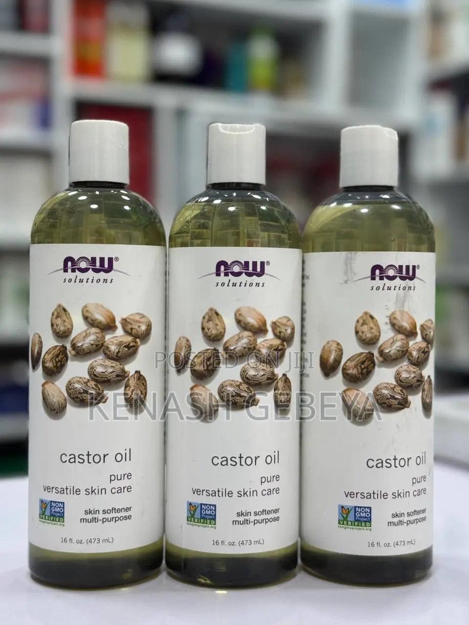 Now Solutions Brand 100% Pure Castor Oil