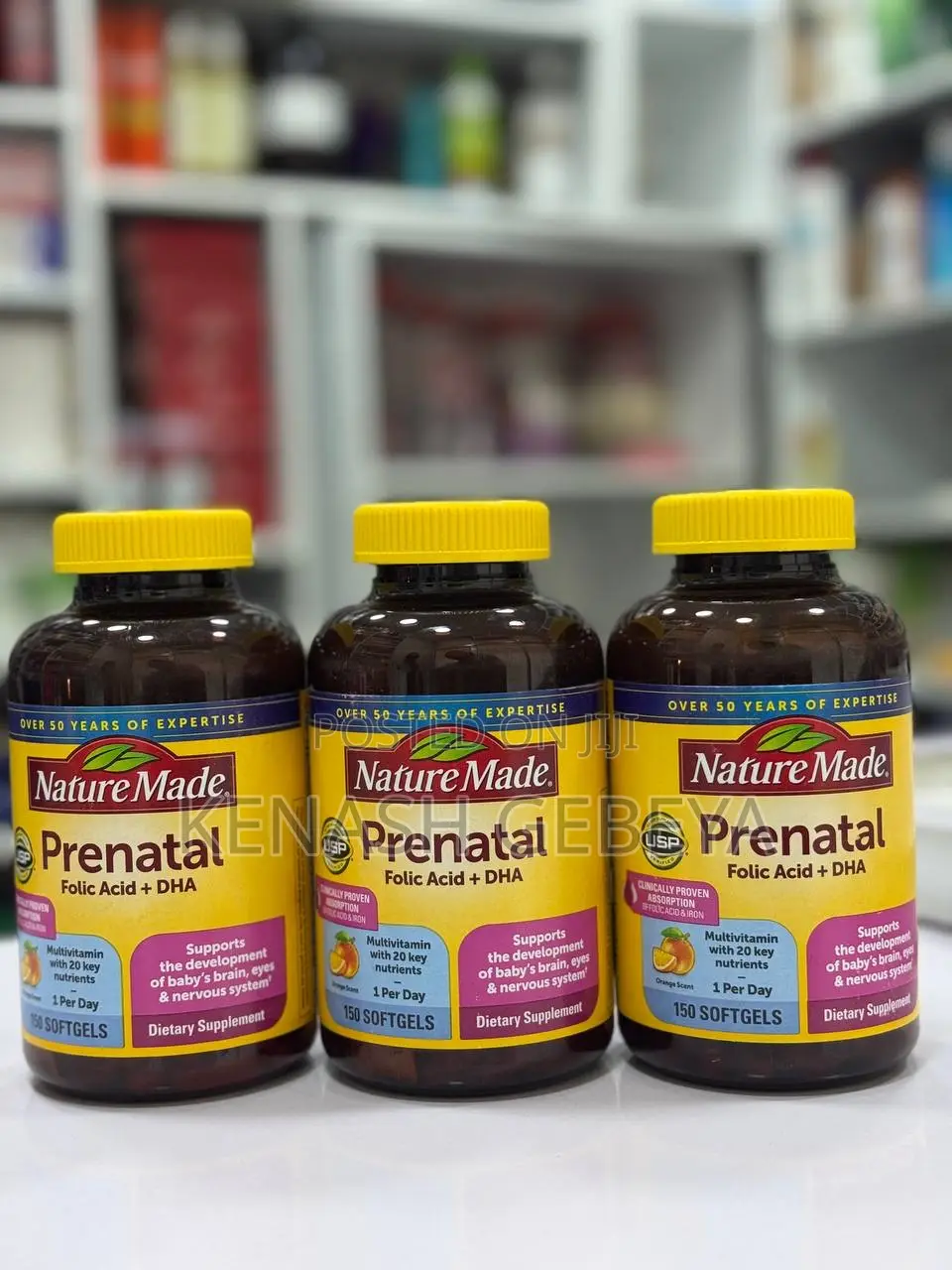 Nature Made Prenatal Multivitamin With Folic Acid and Dha Softgels