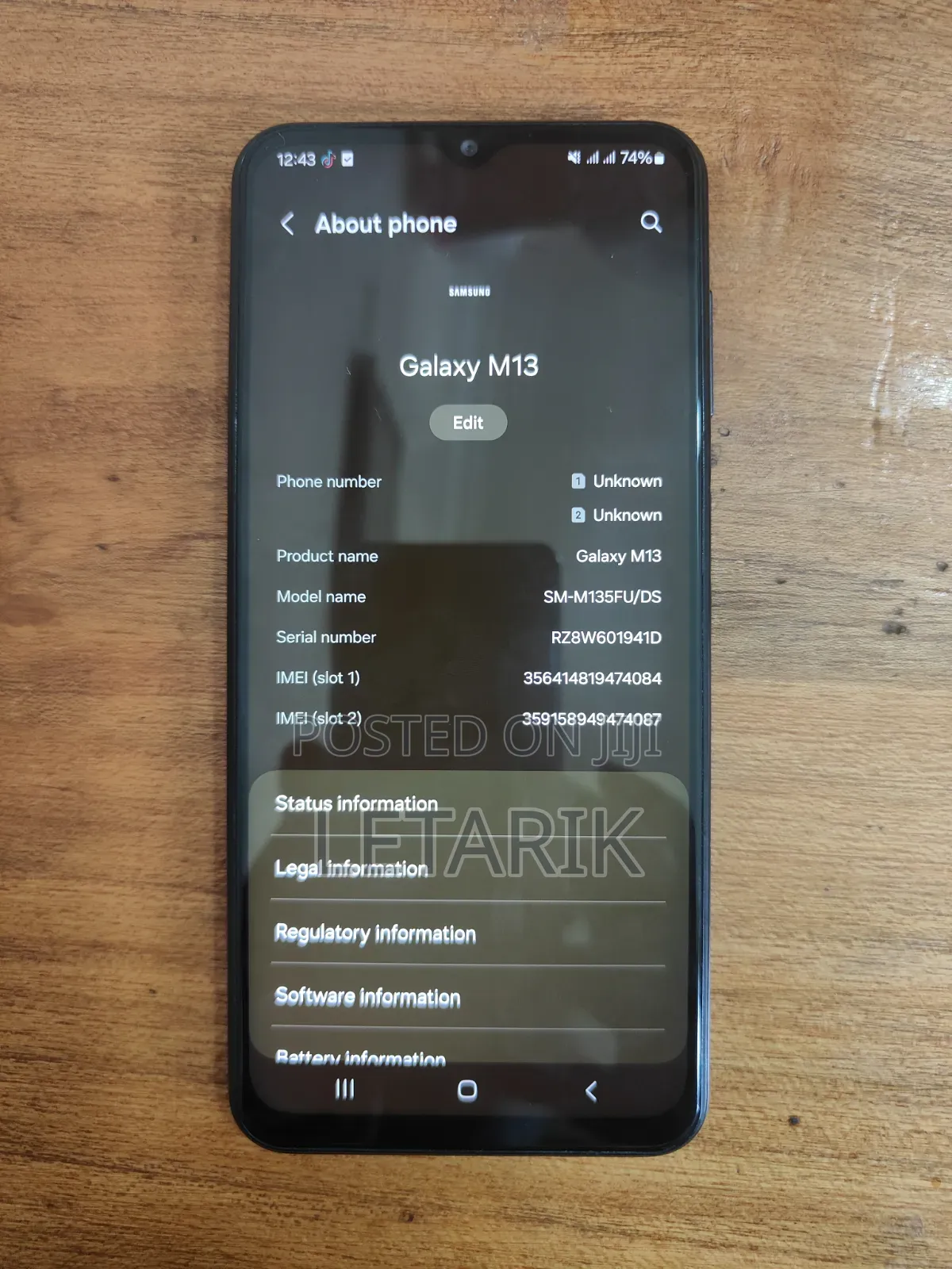 Samsung Galaxy M13 (India) 64 GB Black